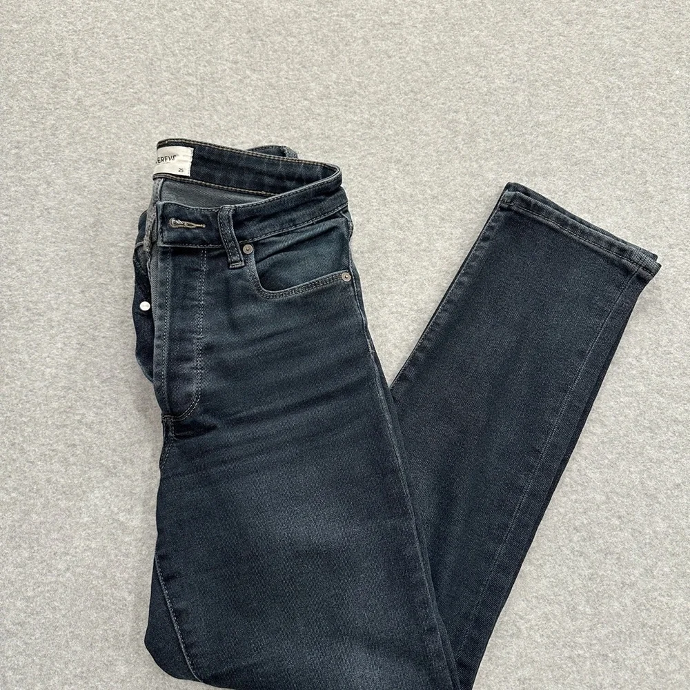 Evereve The Ever Straight High Rise Jeans - Picture 1 of 6